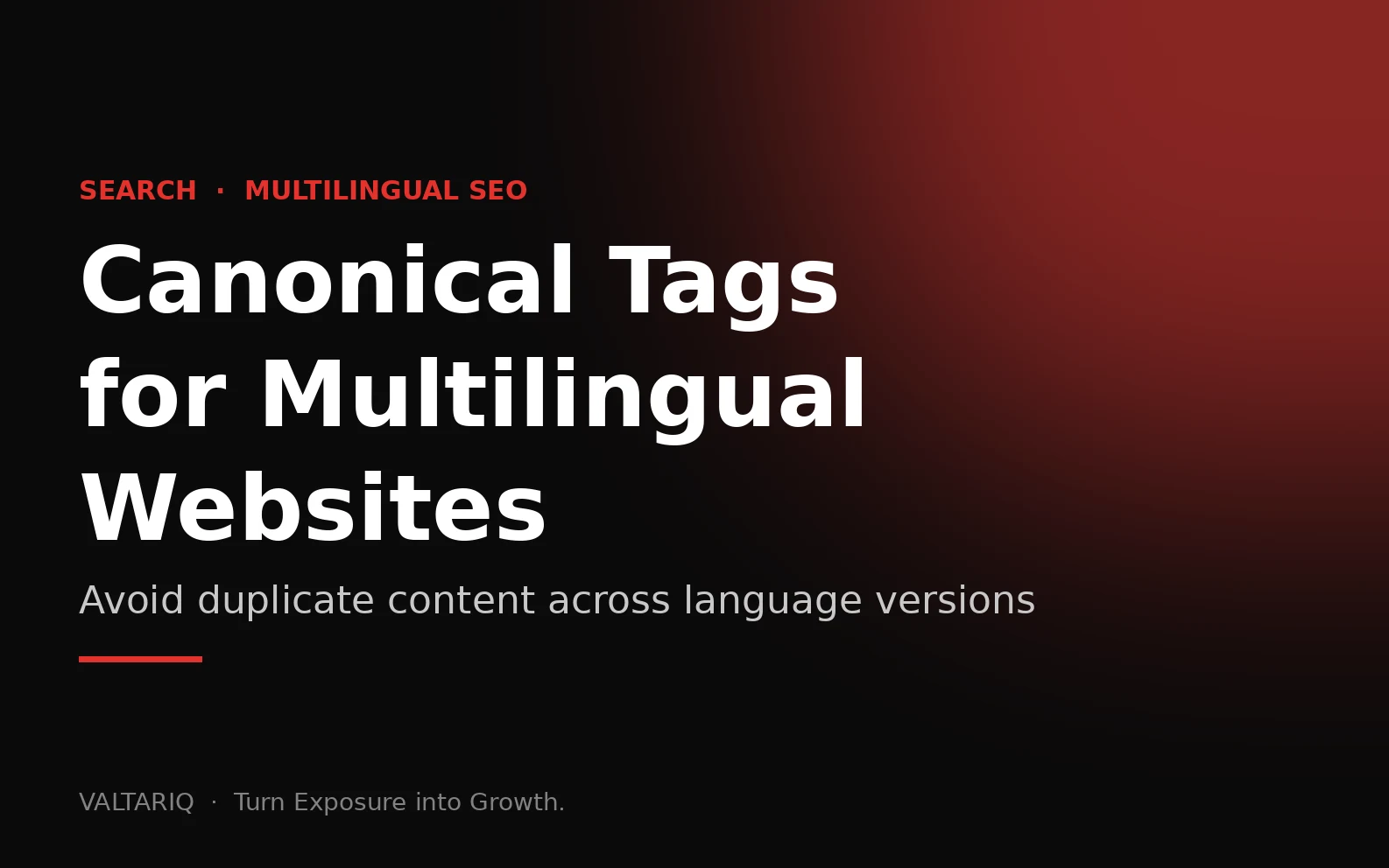 Canonical Tags on Multilingual Websites: How to Avoid Duplicate Content