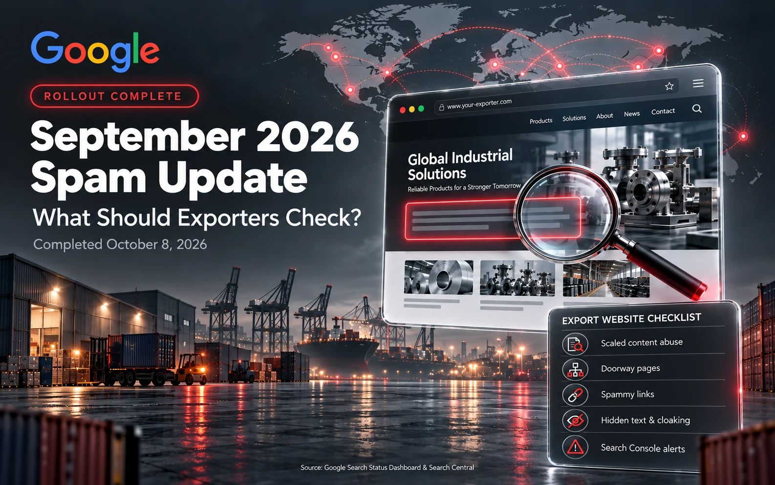 Google's September 2026 Spam Update Is Complete: What Exporters Should Check