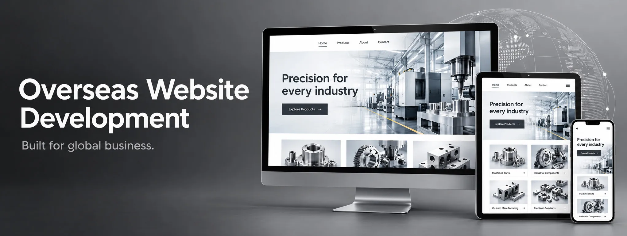 Overseas Website Development service by VALTARIQ